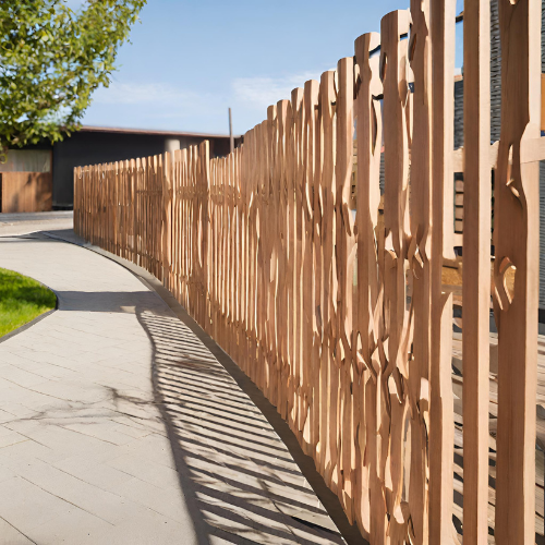 La clôture ajourée en aluminium non seulement délimite élégamment la propriété, mais elle apporte également une touche distinctive à l'extérieur. Qu'elle soit conçue avec des lames ou des motifs découpés, elle est une véritable source d'inspiration !